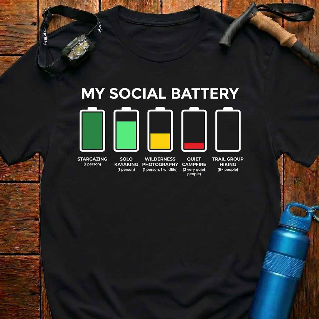 Minimalist Social Battery T-Shirt
