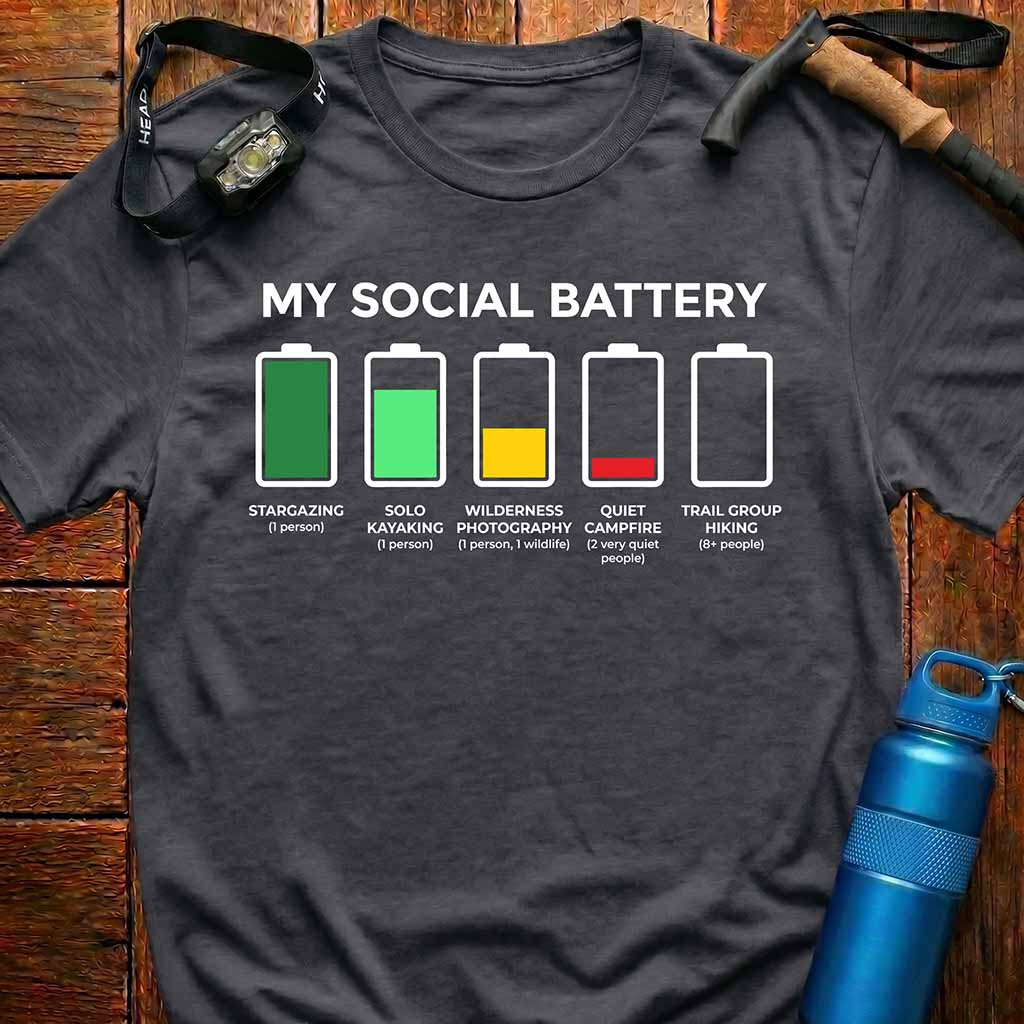 Minimalist Social Battery T-Shirt