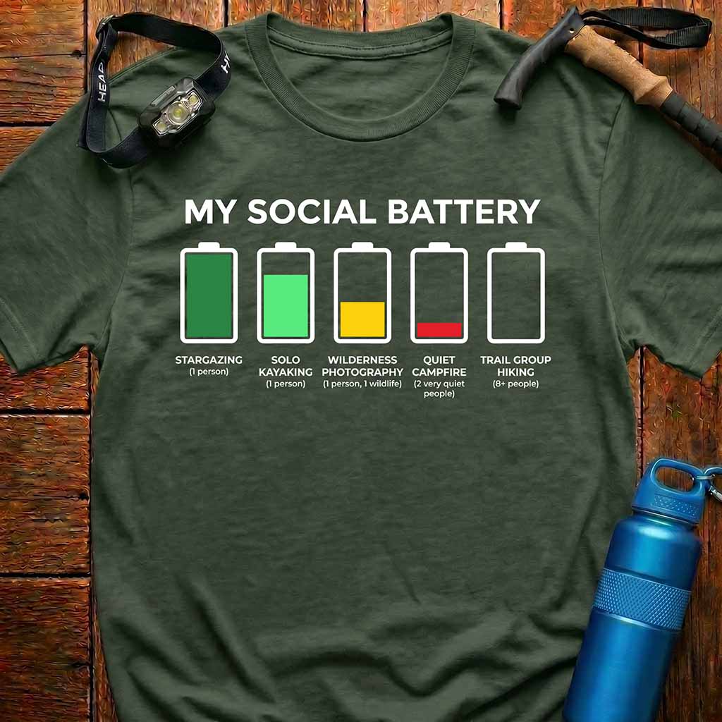 Minimalist Social Battery T-Shirt