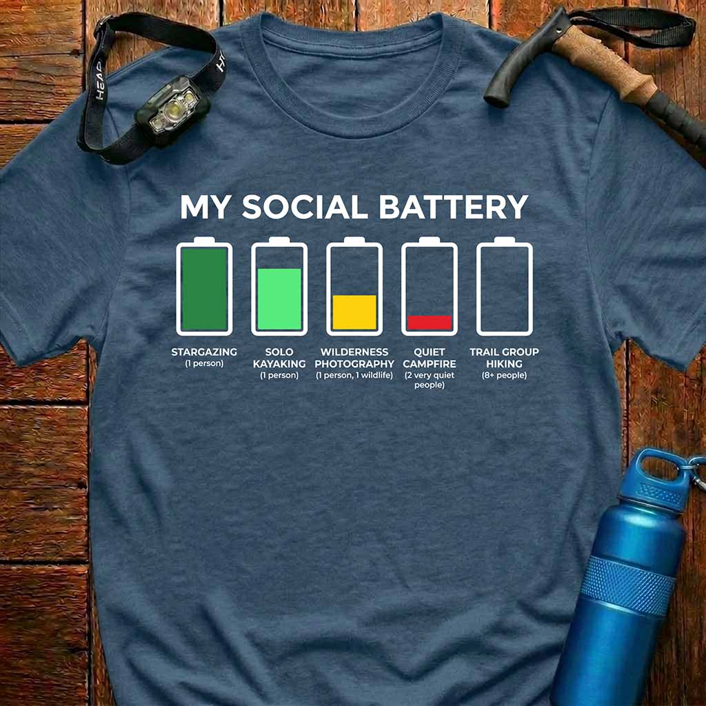 Minimalist Social Battery T-Shirt