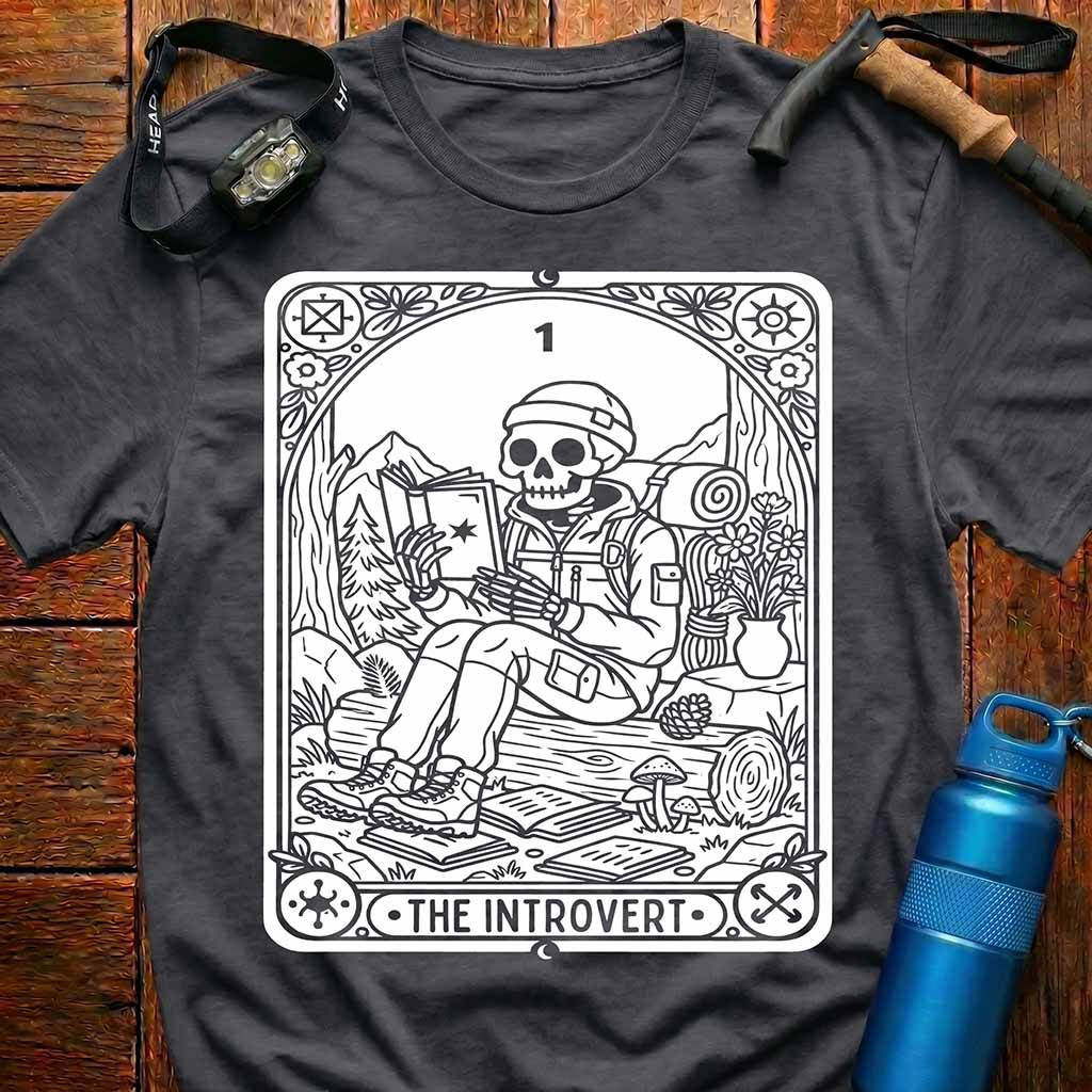The Introvert Tarot Card T-Shirt