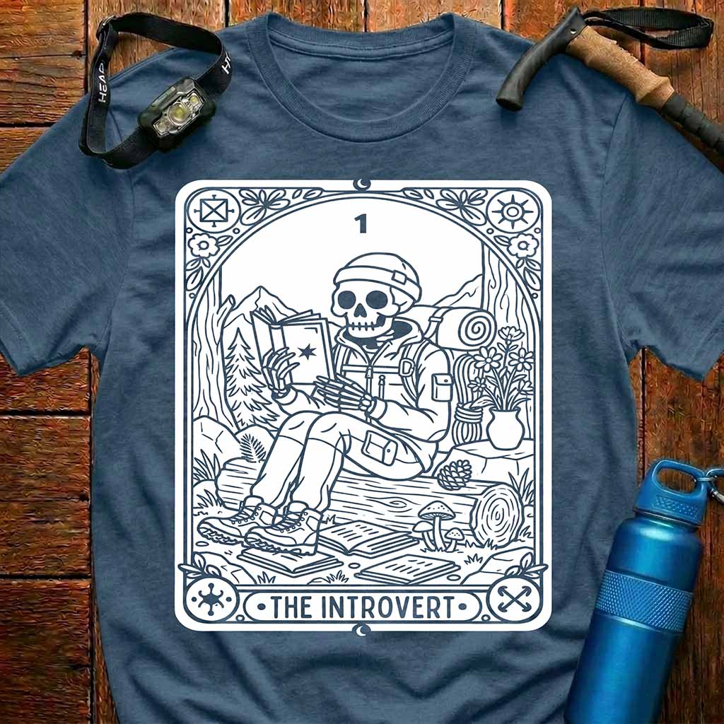The Introvert Tarot Card T-Shirt