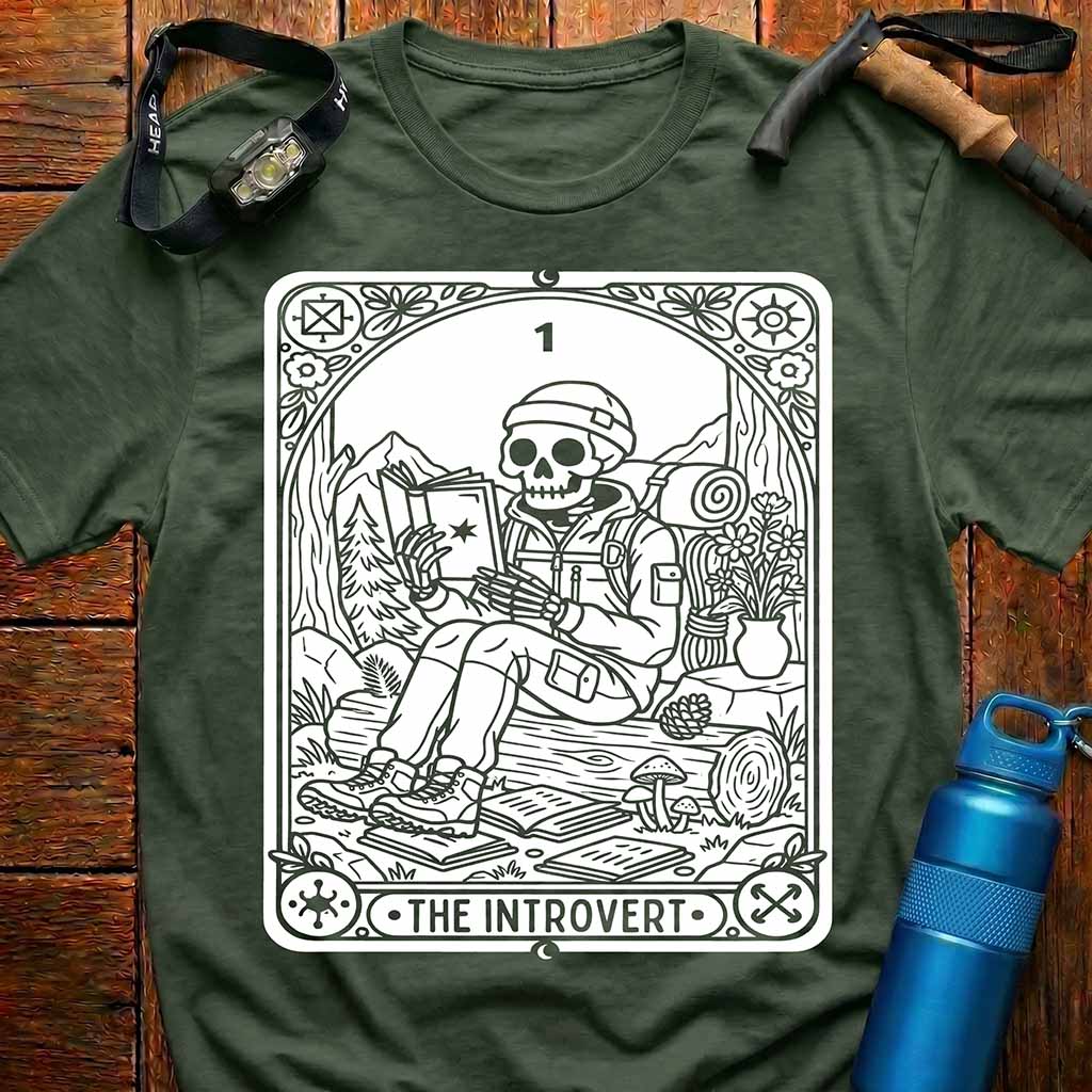 The Introvert Tarot Card T-Shirt