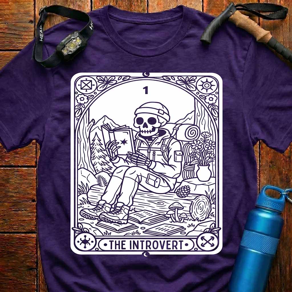 The Introvert Tarot Card T-Shirt