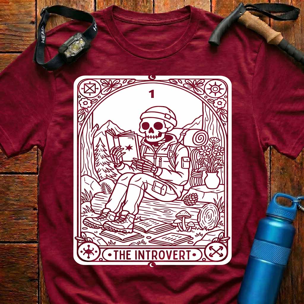 The Introvert Tarot Card T-Shirt