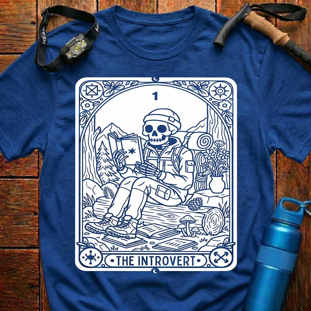 The Introvert Tarot Card T-Shirt