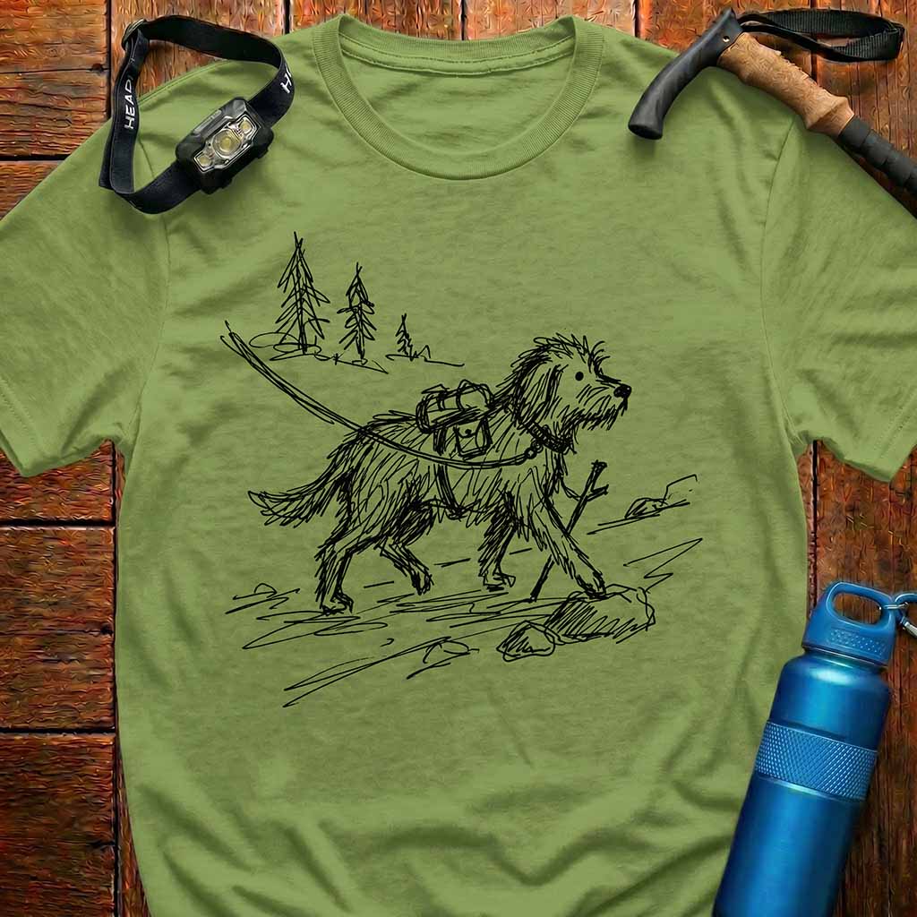 Adventure Dog Hiking T-Shirt