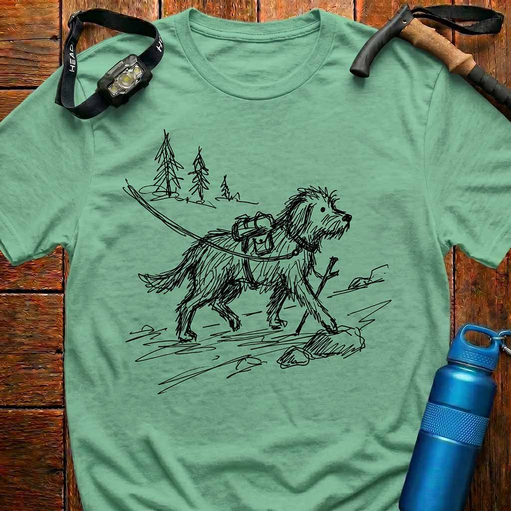 Adventure Dog Hiking T-Shirt