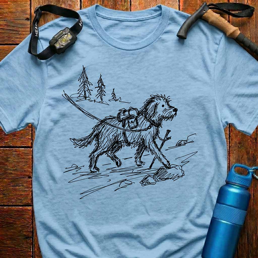 Adventure Dog Hiking T-Shirt