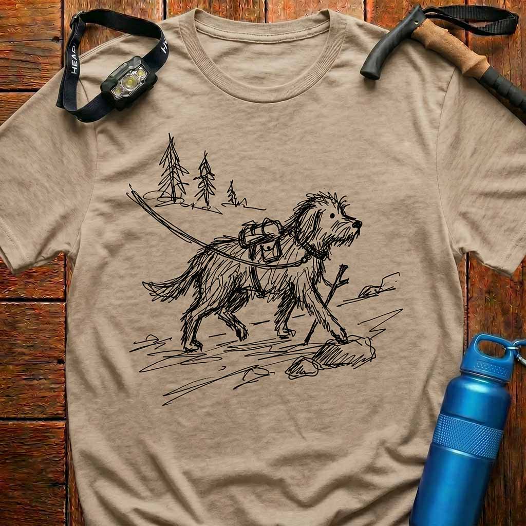 Adventure Dog Hiking T-Shirt