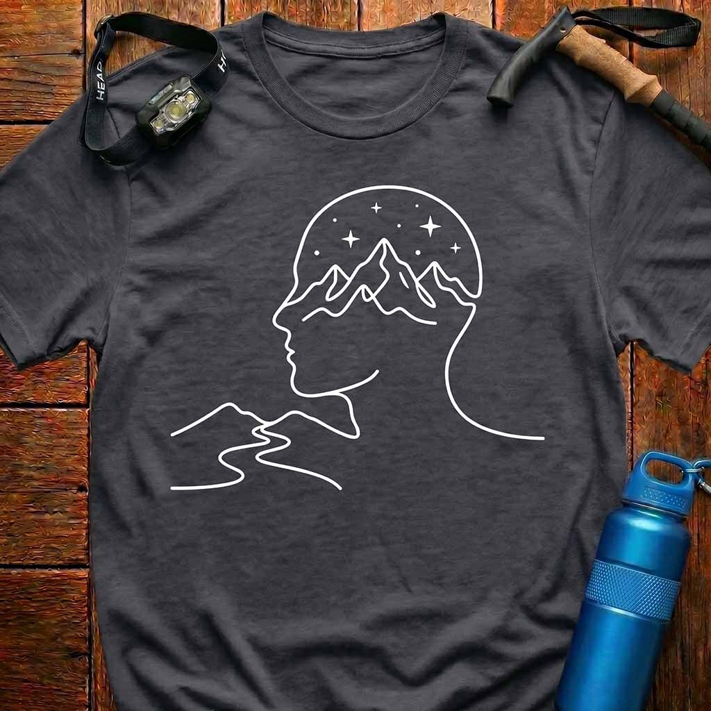 Mountain Mindscape Minimalist T-Shirt