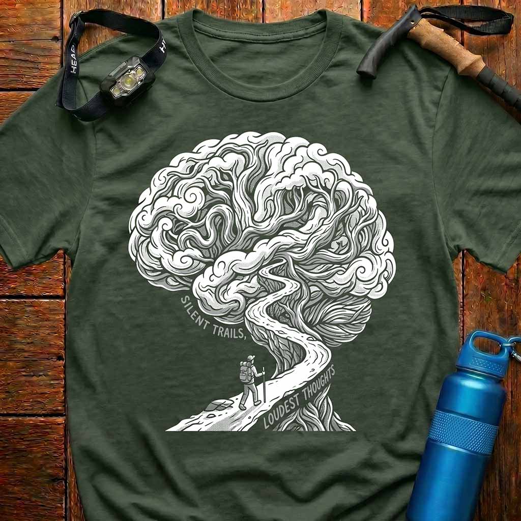 Loudest Thoughts Hiking T-Shirt