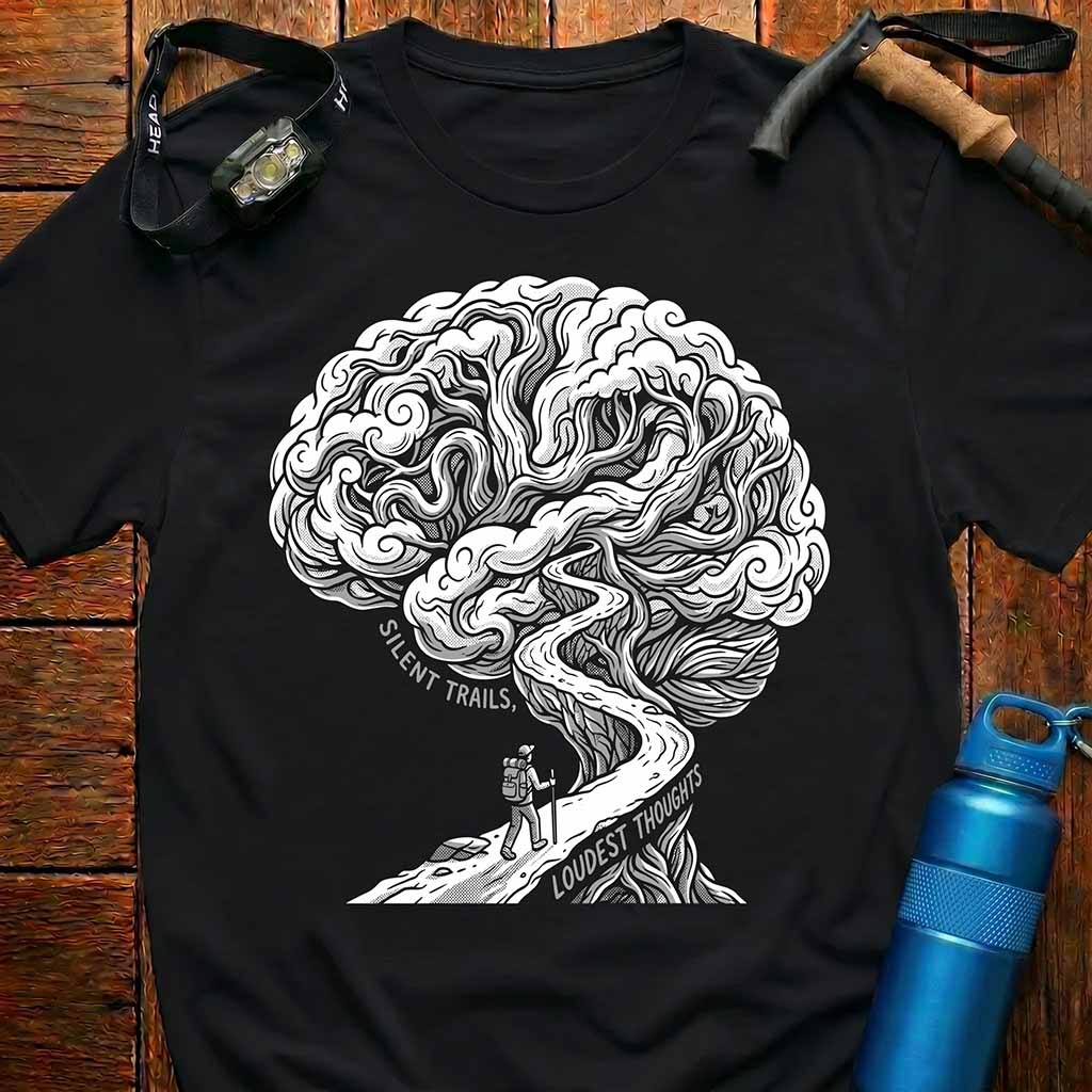 Loudest Thoughts Hiking T-Shirt