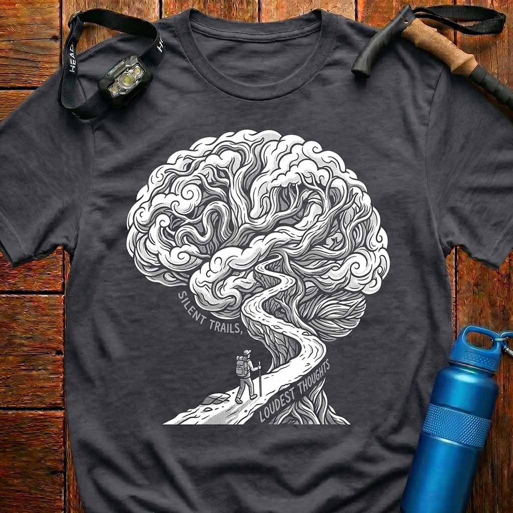 Loudest Thoughts Hiking T-Shirt