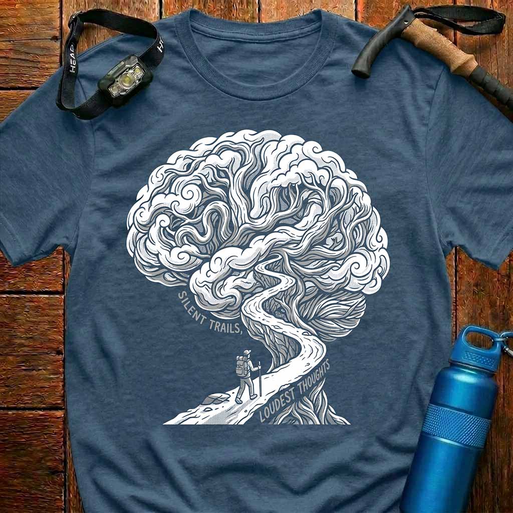 Loudest Thoughts Hiking T-Shirt