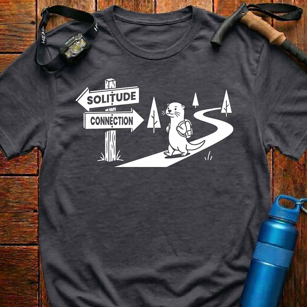 Otter Solitude vs Connection T-Shirt