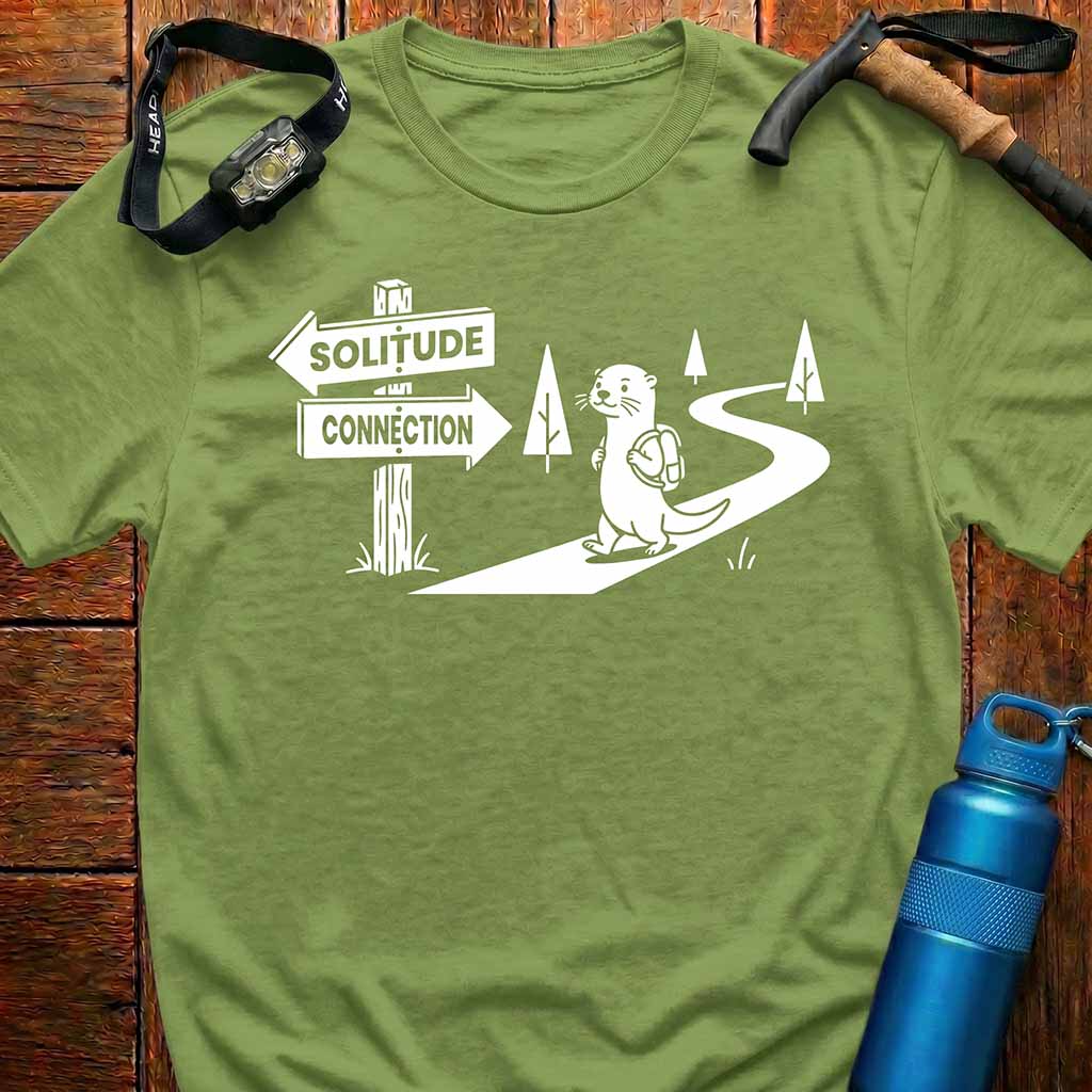 Otter Solitude vs Connection T-Shirt
