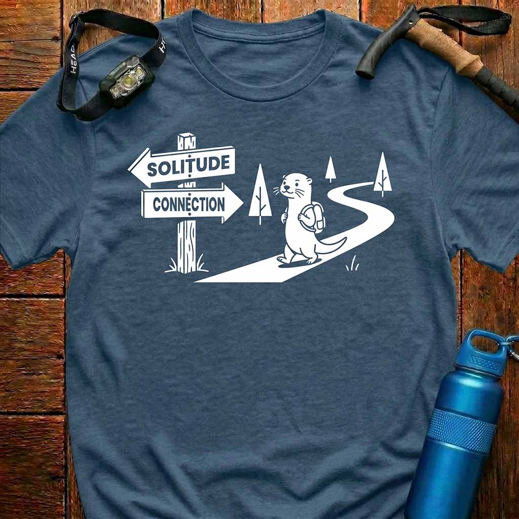 Otter Solitude vs Connection T-Shirt