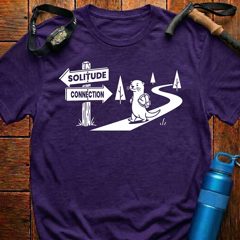 Otter Solitude vs Connection T-Shirt