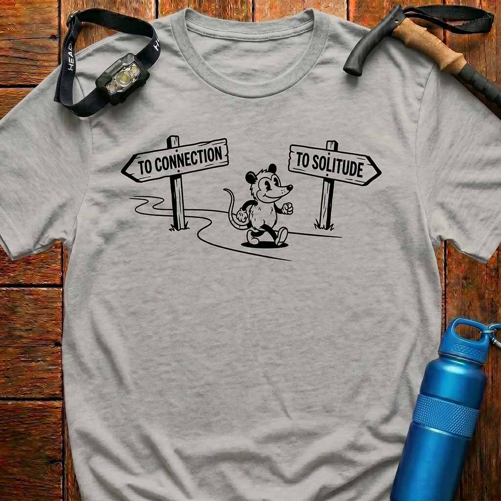 Vintage Opossum Introvert T-Shirt