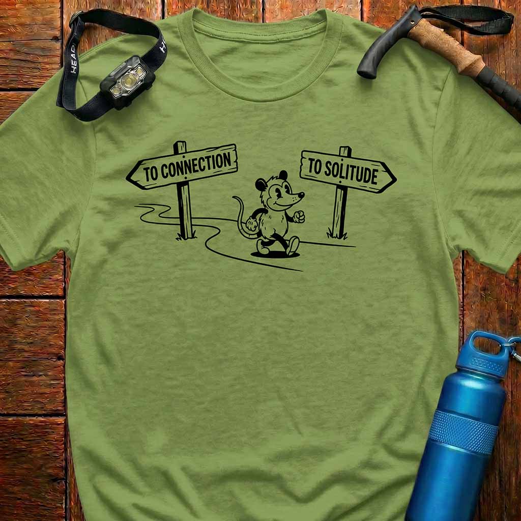 Vintage Opossum Introvert T-Shirt