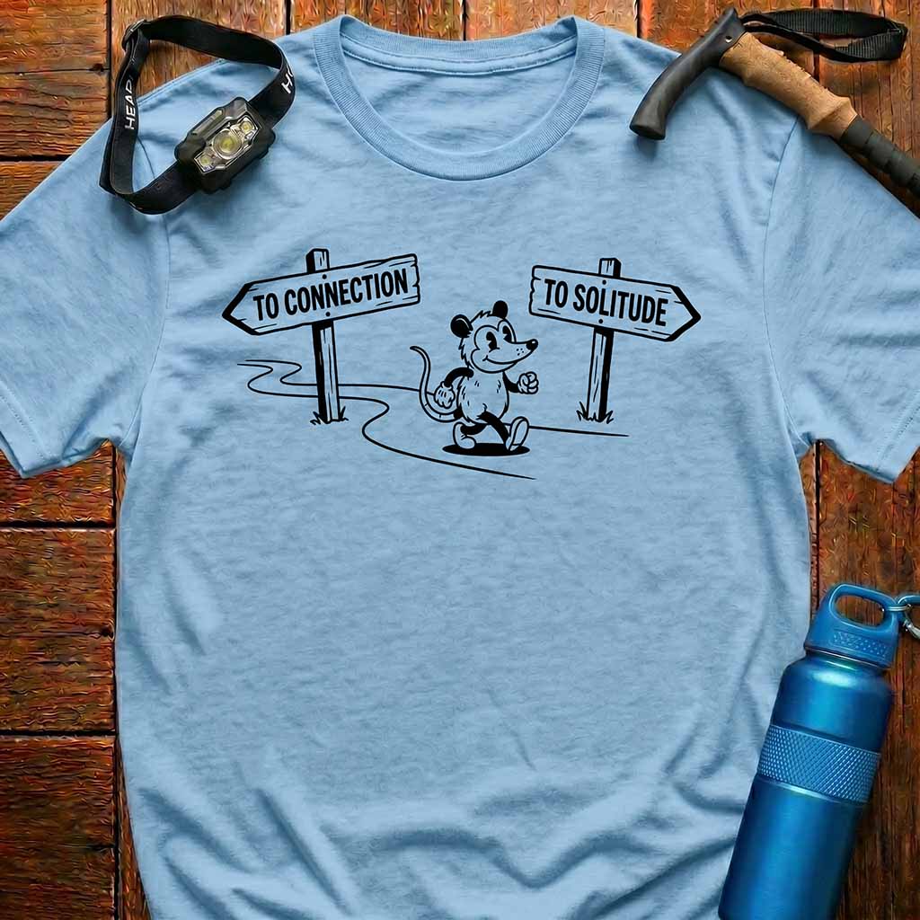 Vintage Opossum Introvert T-Shirt