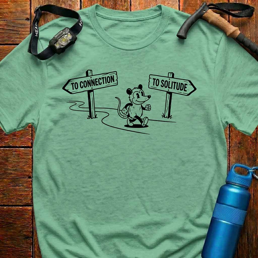 Vintage Opossum Introvert T-Shirt