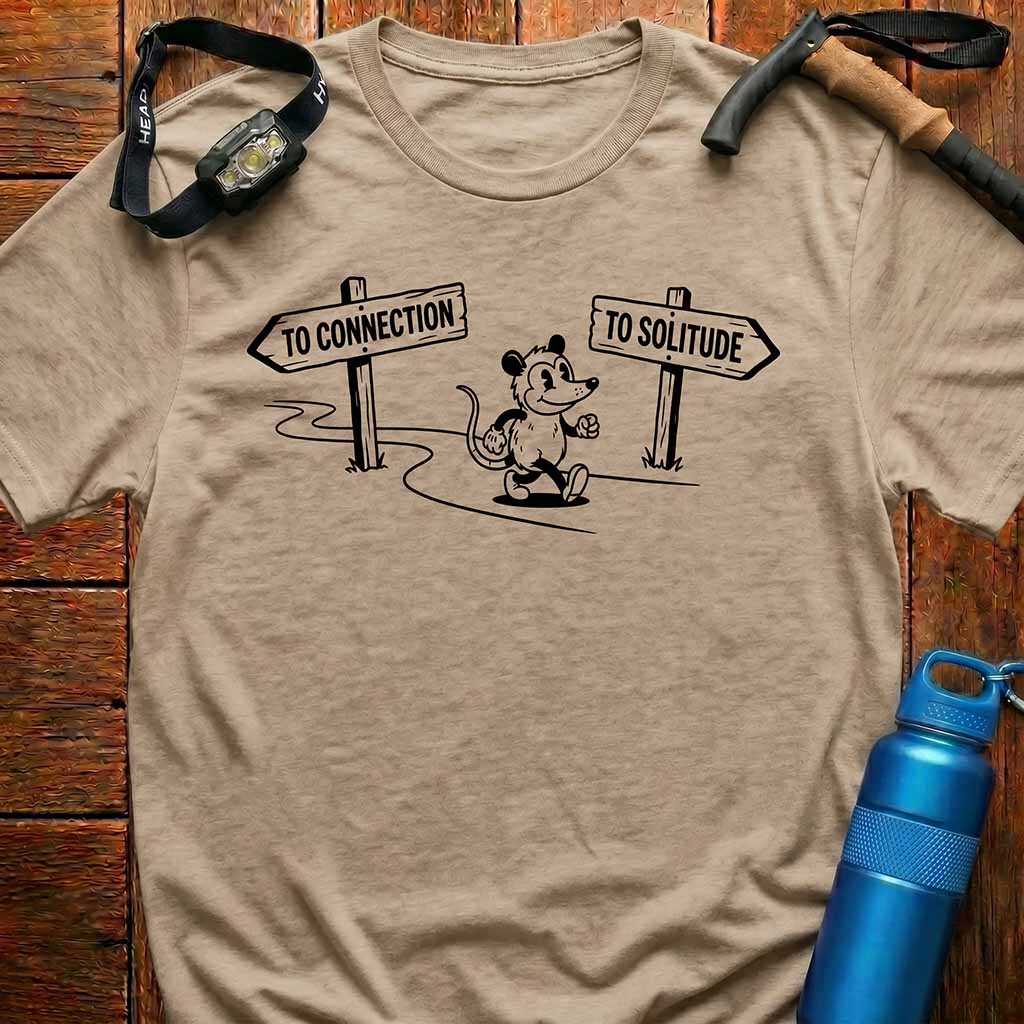 Vintage Opossum Introvert T-Shirt