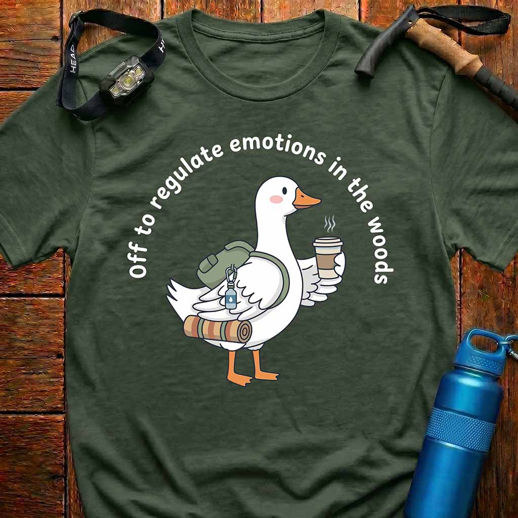 Cute Hiking Goose T-Shirt