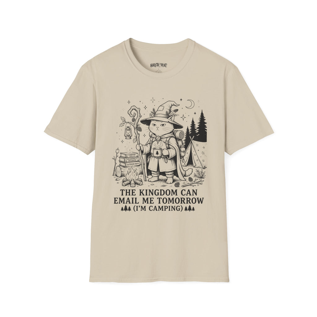 Email Tomorrow Camping Cat Tee