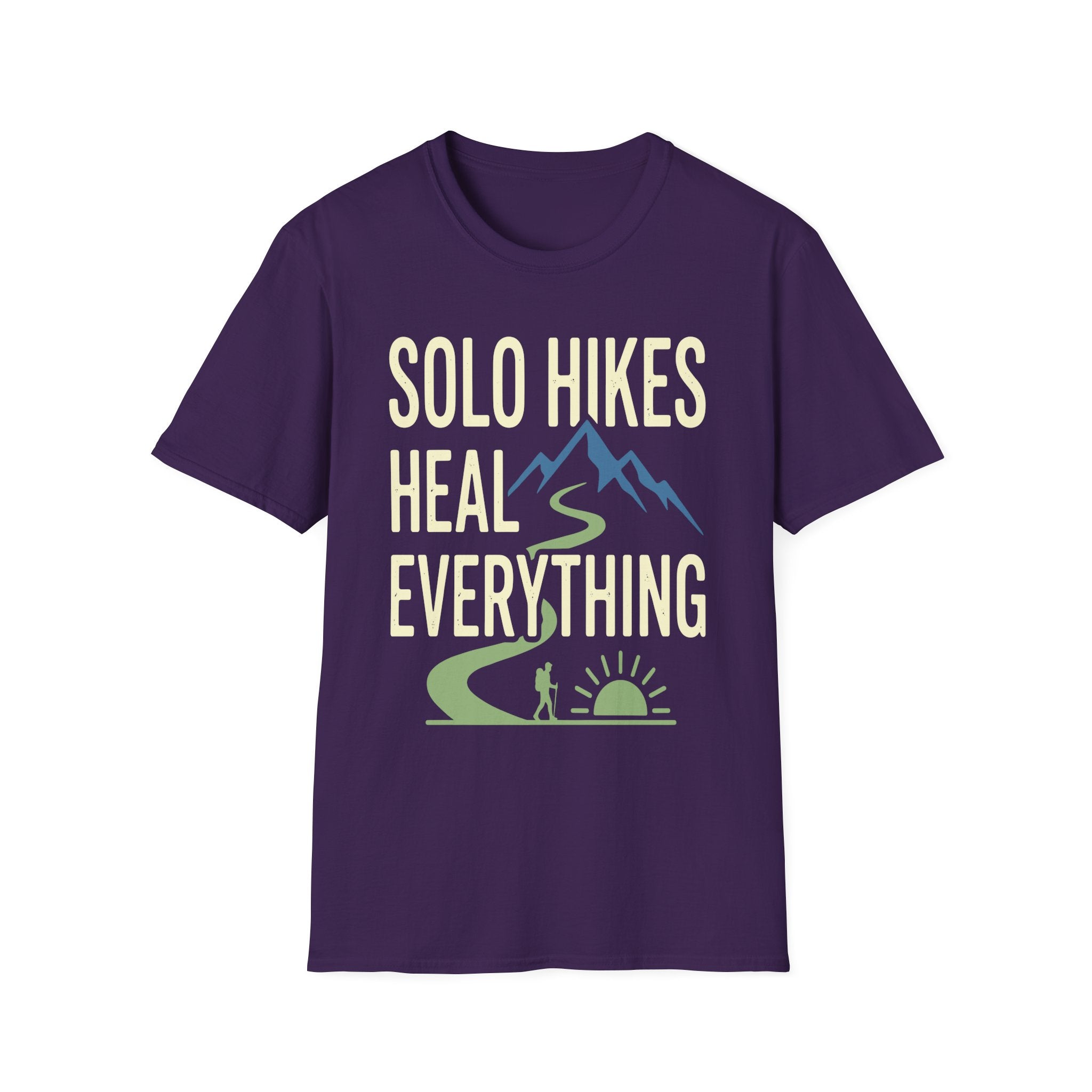 Inspiring Solo Hikes Heal Everything T-Shirt