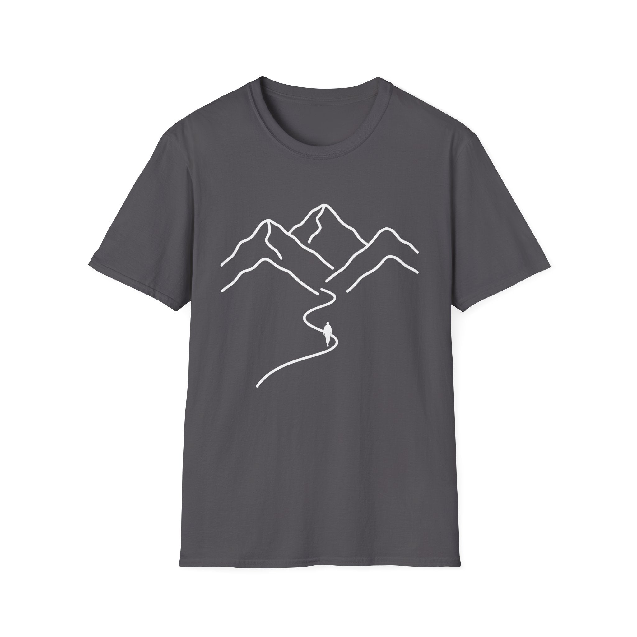 Minimalist Mountain Path T-Shirt