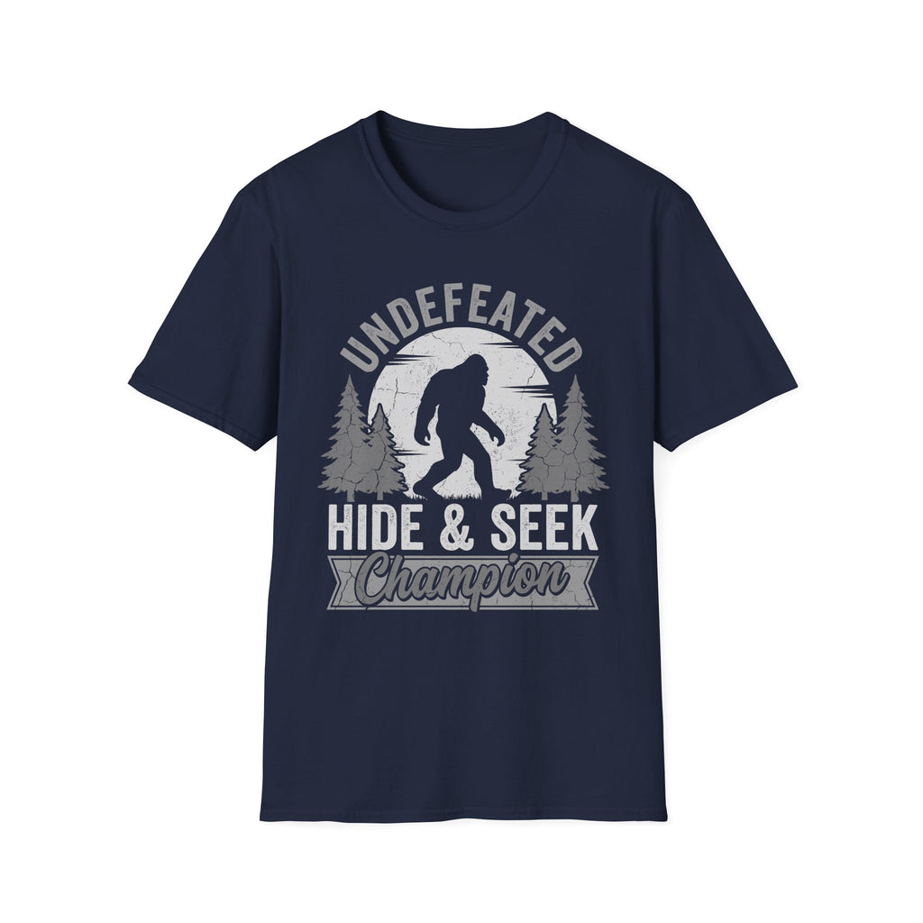Bigfoot Undefeated Hide & Seek Champion T-Shirt