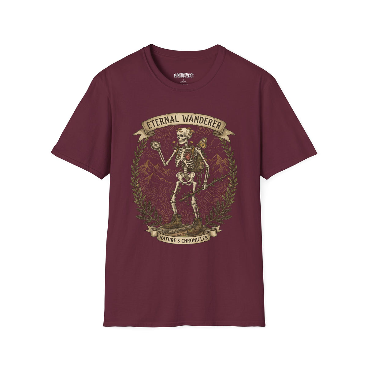 Eternal Wanderer Skeleton Nature’s Chronicles T-Shirt