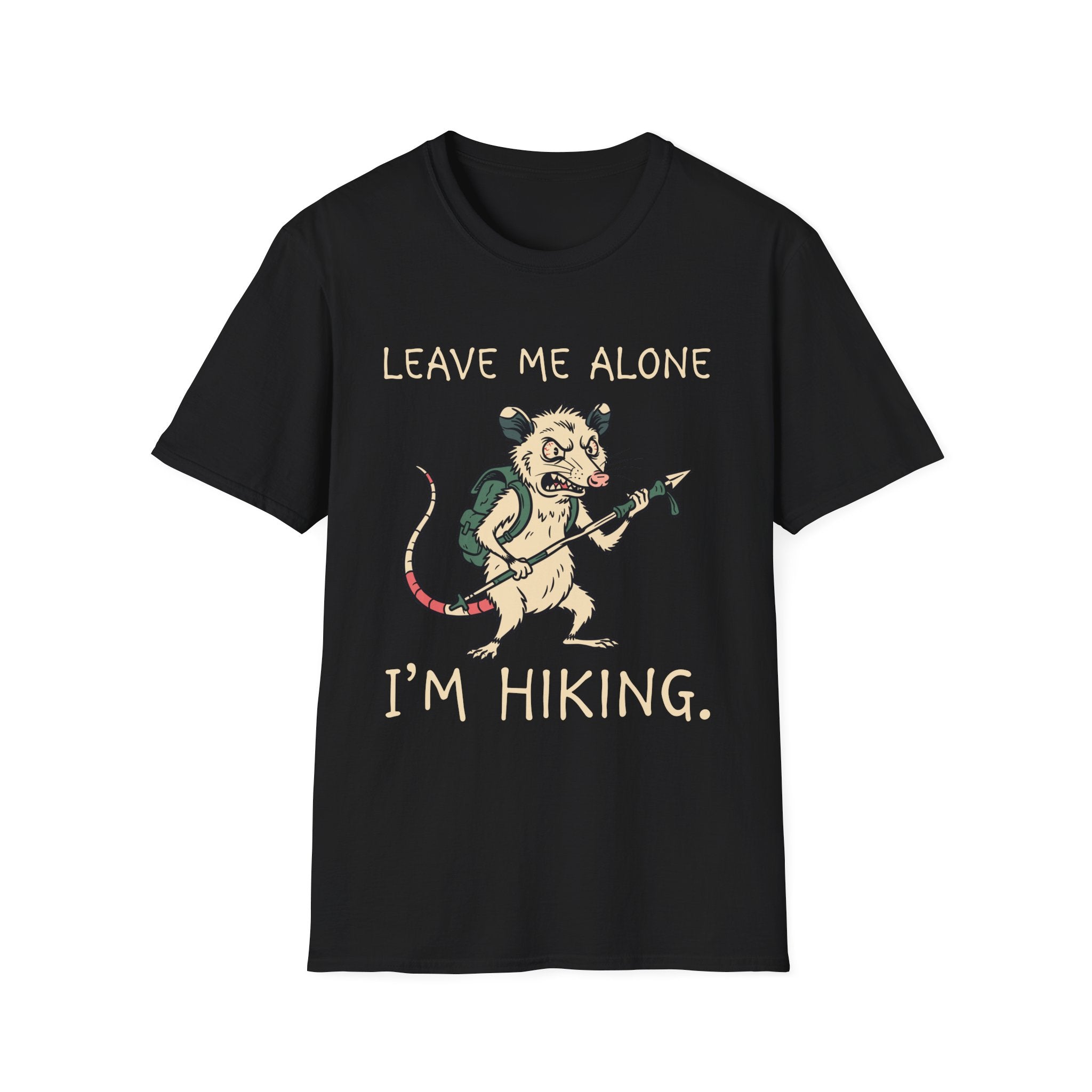 Funny Opossum Hiking T-Shirt
