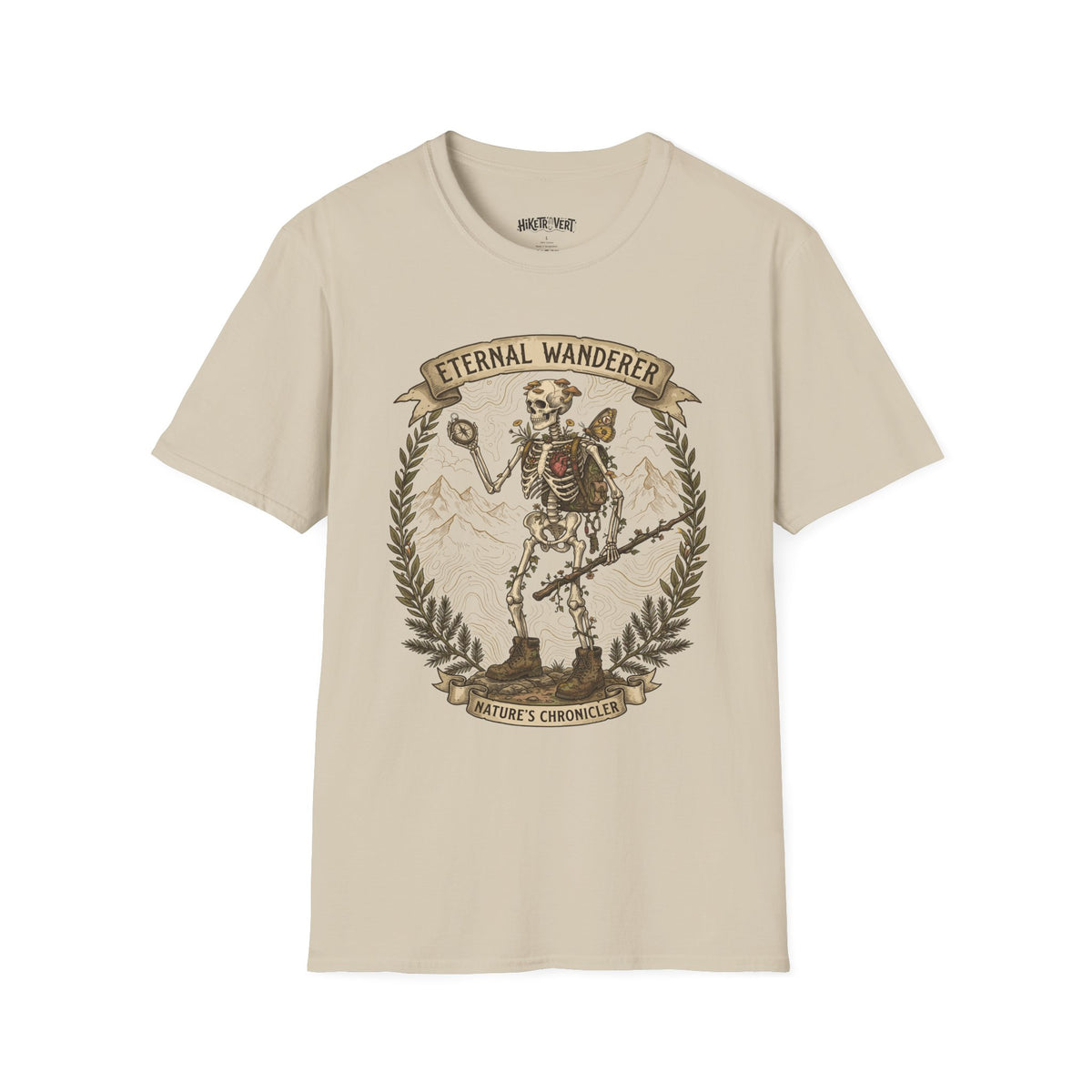 Eternal Wanderer Skeleton Nature’s Chronicles T-Shirt