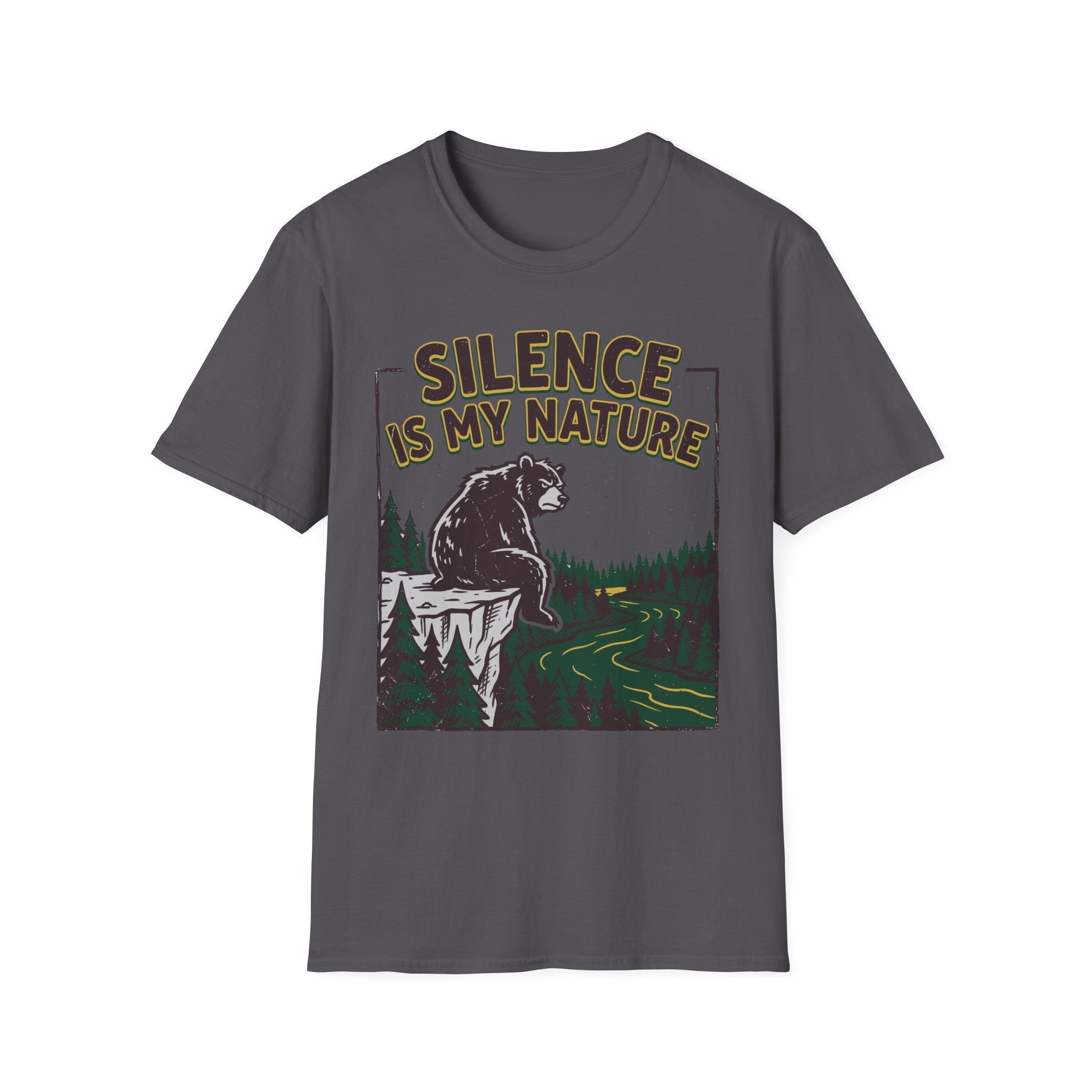 Silence Is My Nature Bear T-Shirt