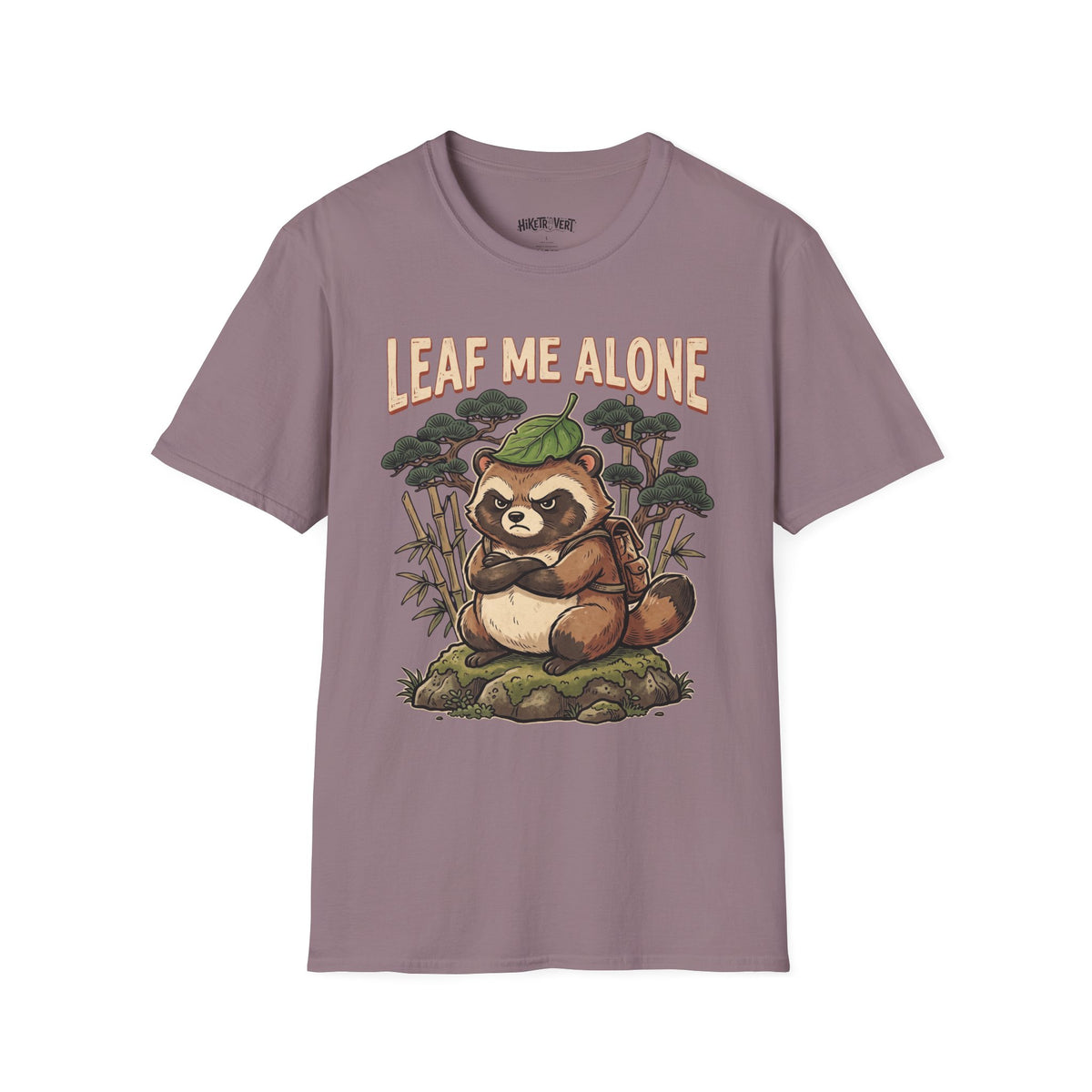 Leaf Me Alone Raccoon Tee
