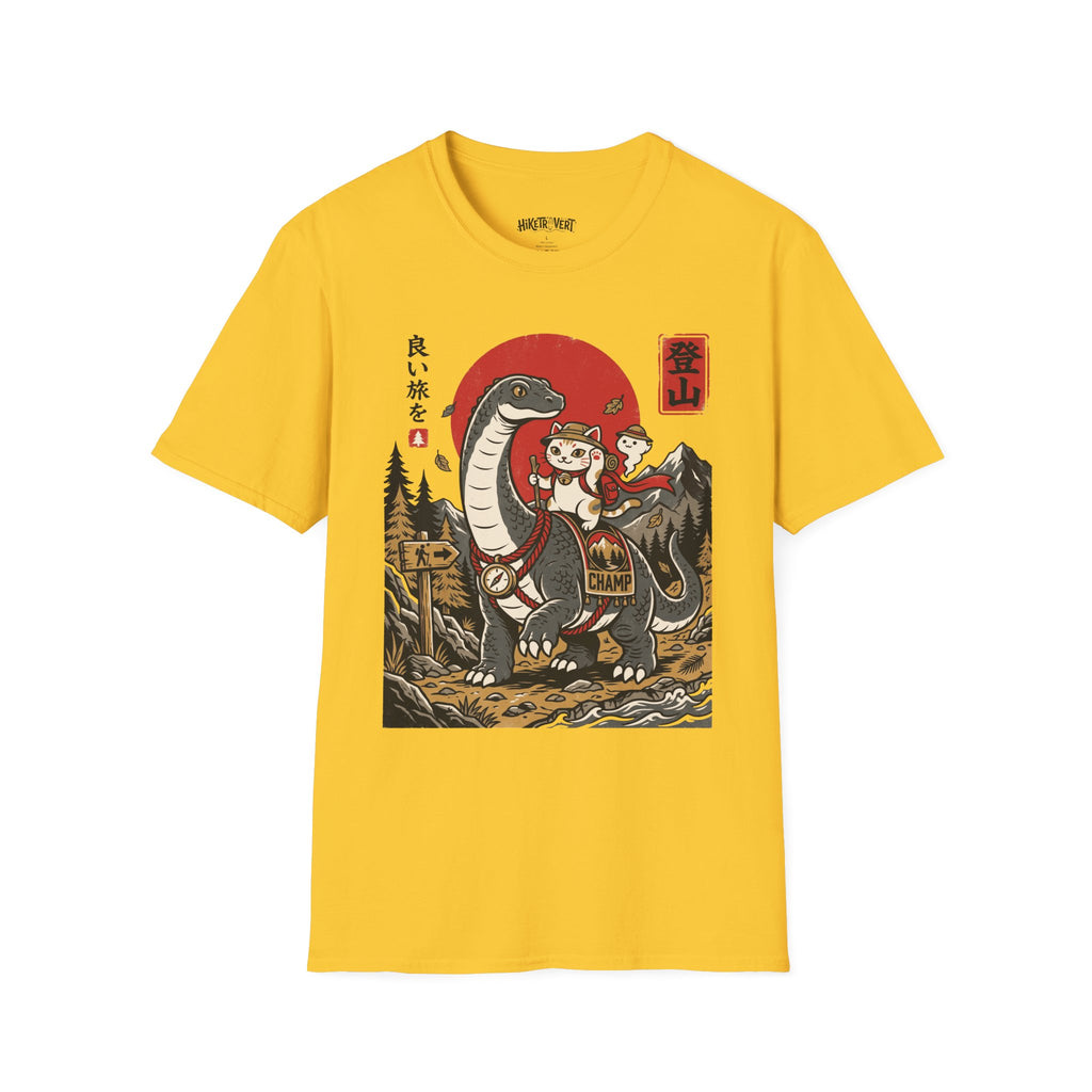 Champ and Cat Hiking Tee