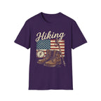 Vintage American Flag Hiking T-Shirt