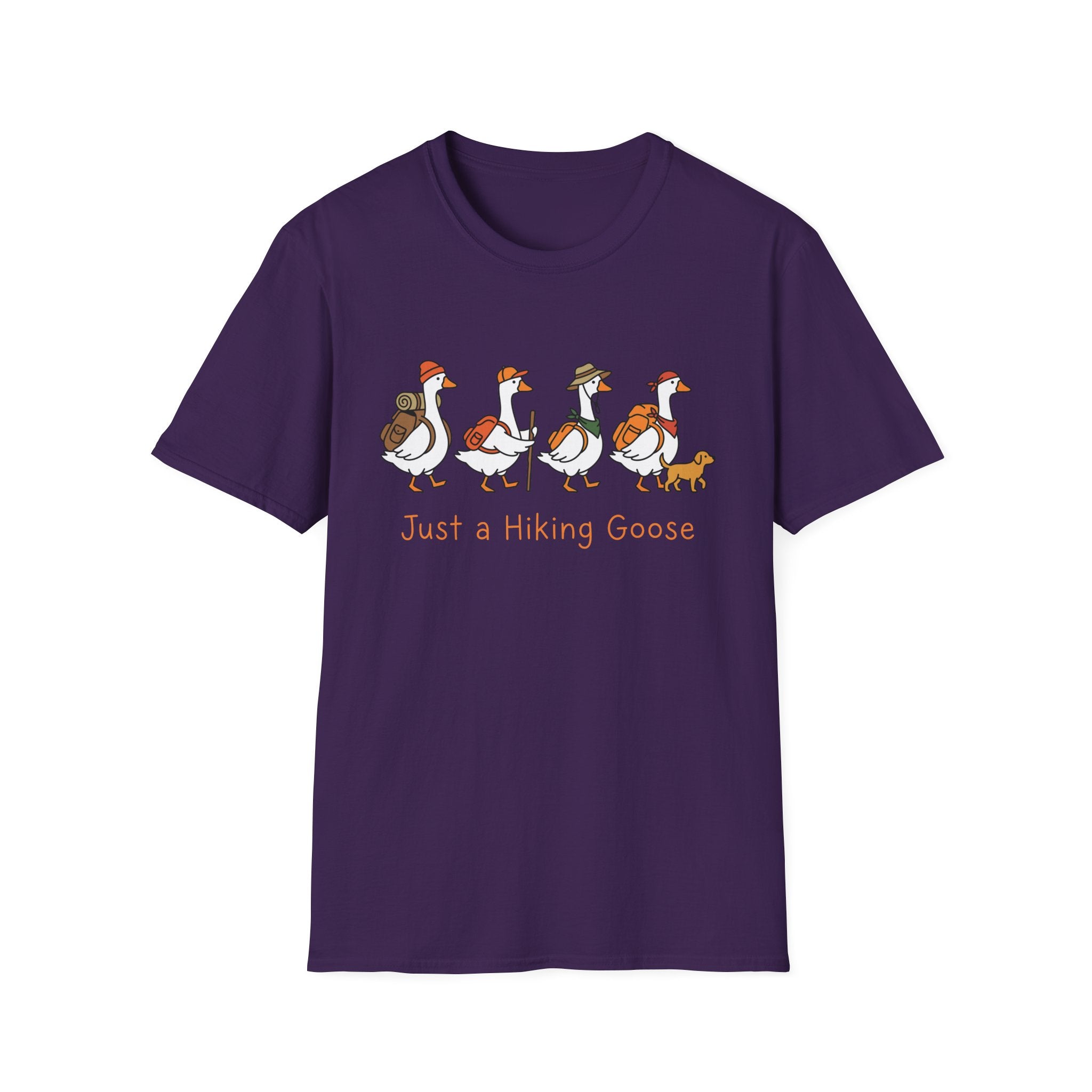 Whimsical Hiking Geese T-Shirt