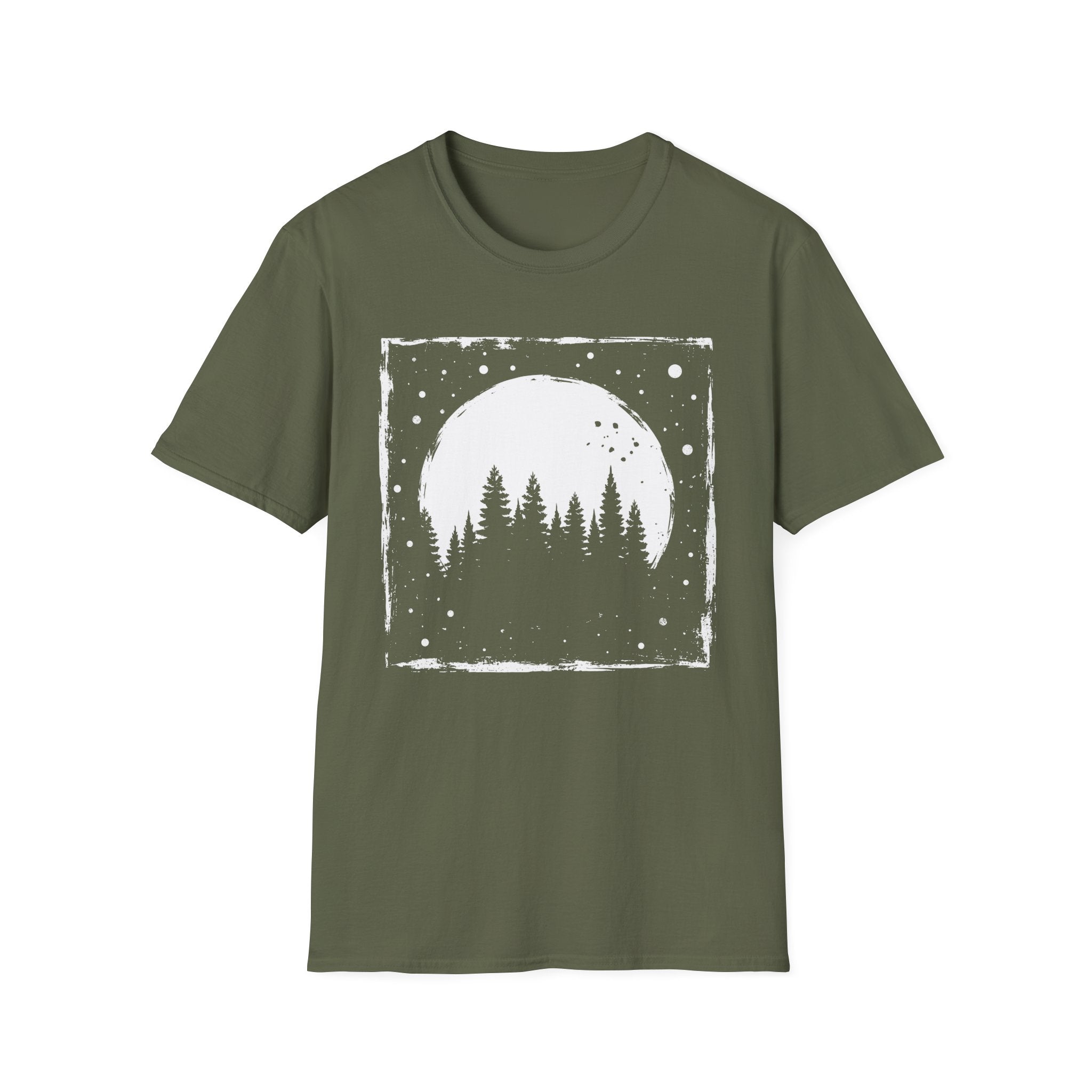 Rustic Moonlit Forest T-Shirt