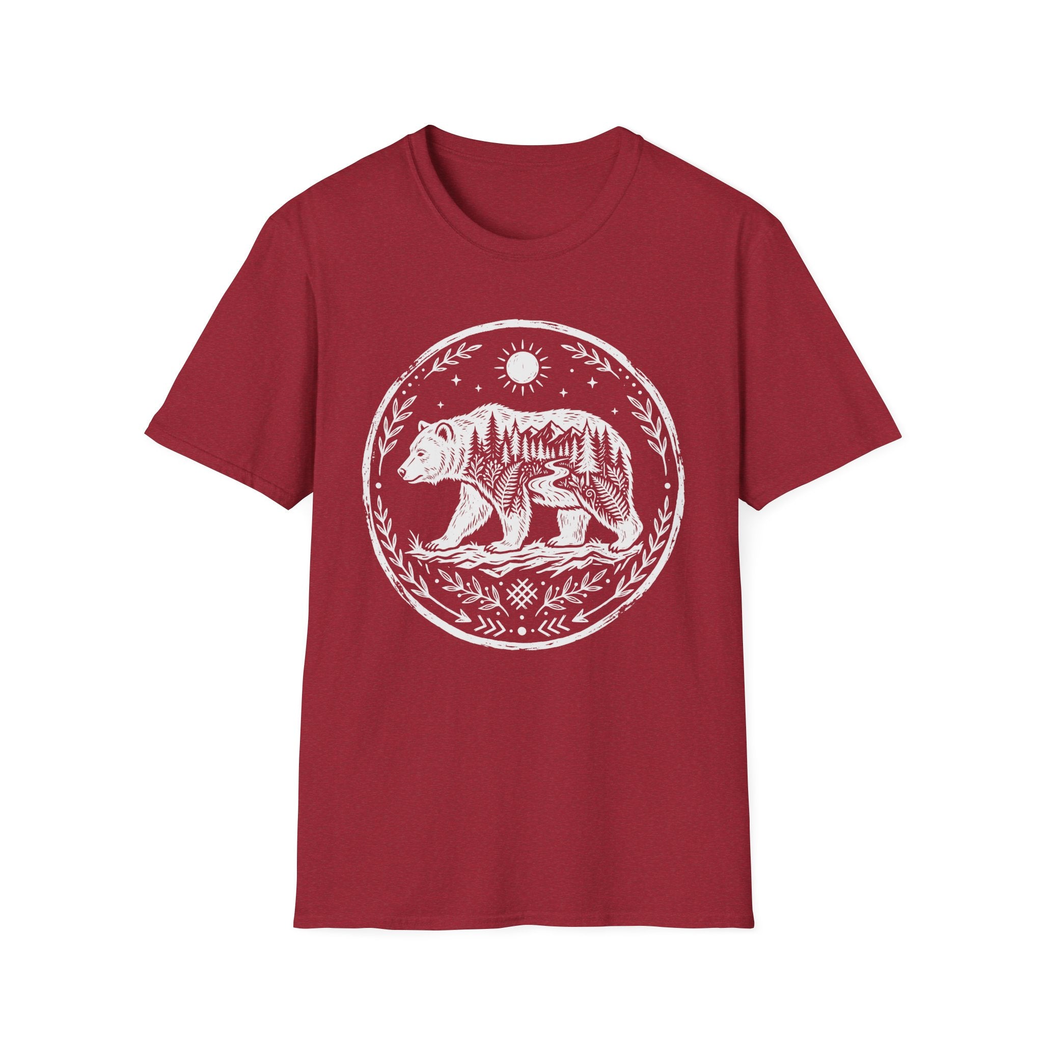 Majestic Forest Mountain Bear T-Shirt