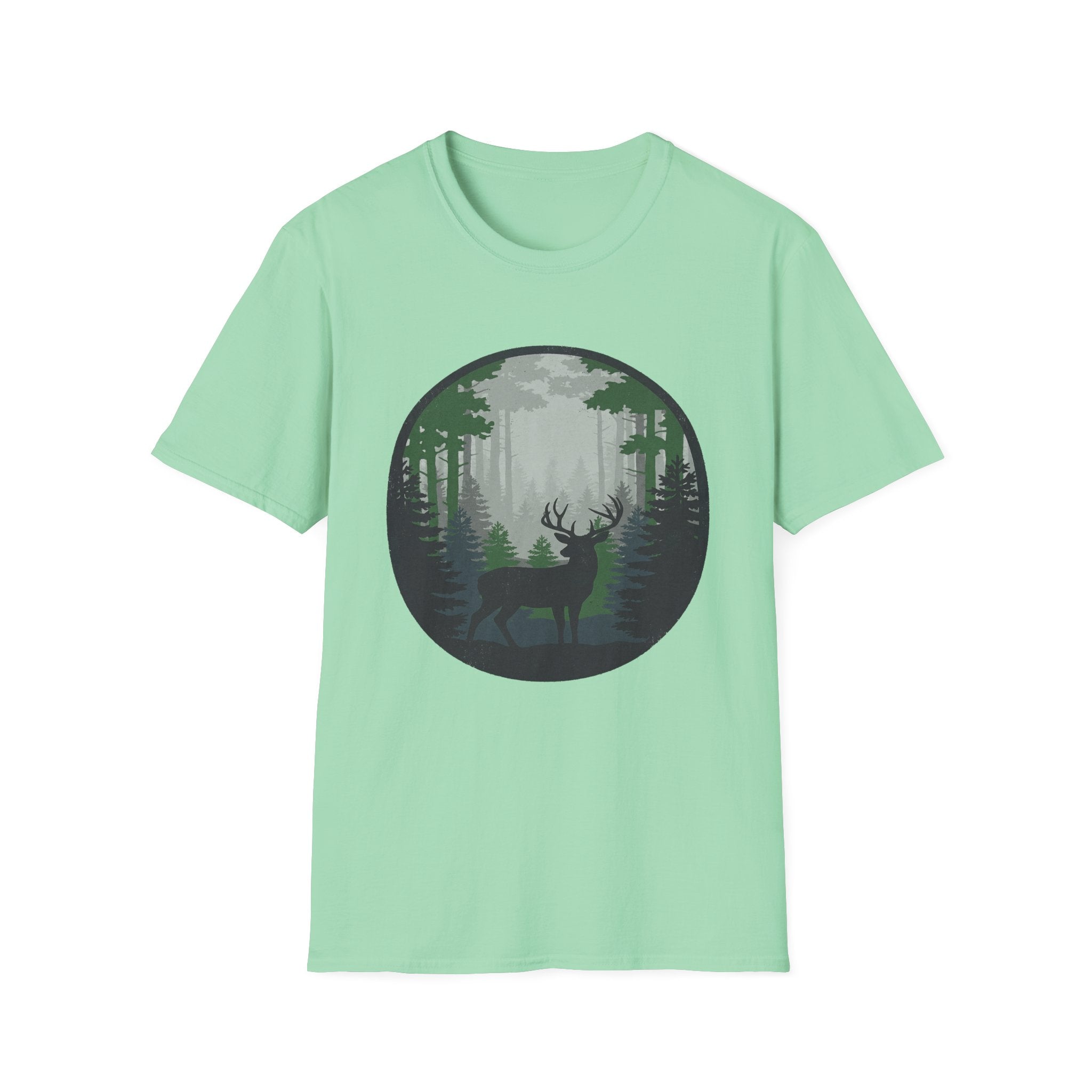 Majestic Deer in Pines T-shirt