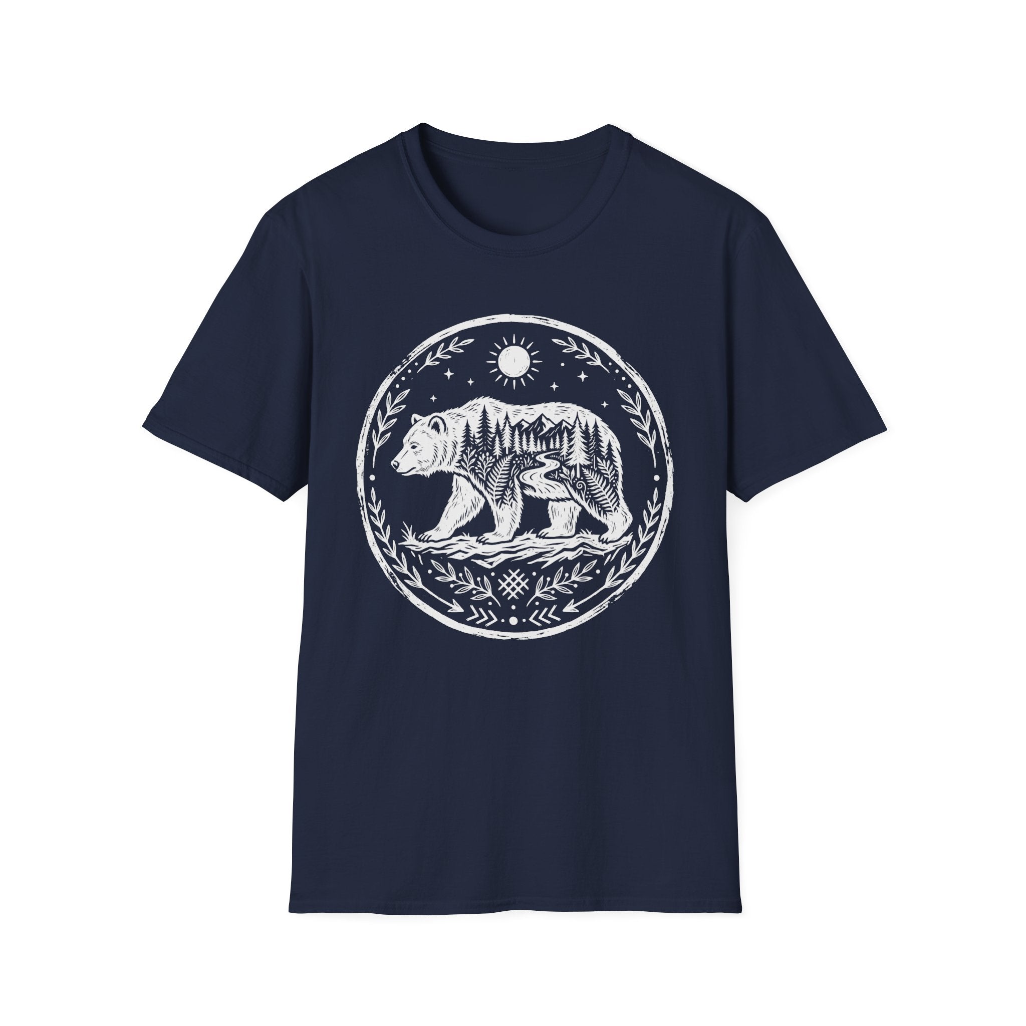 Majestic Forest Mountain Bear T-Shirt
