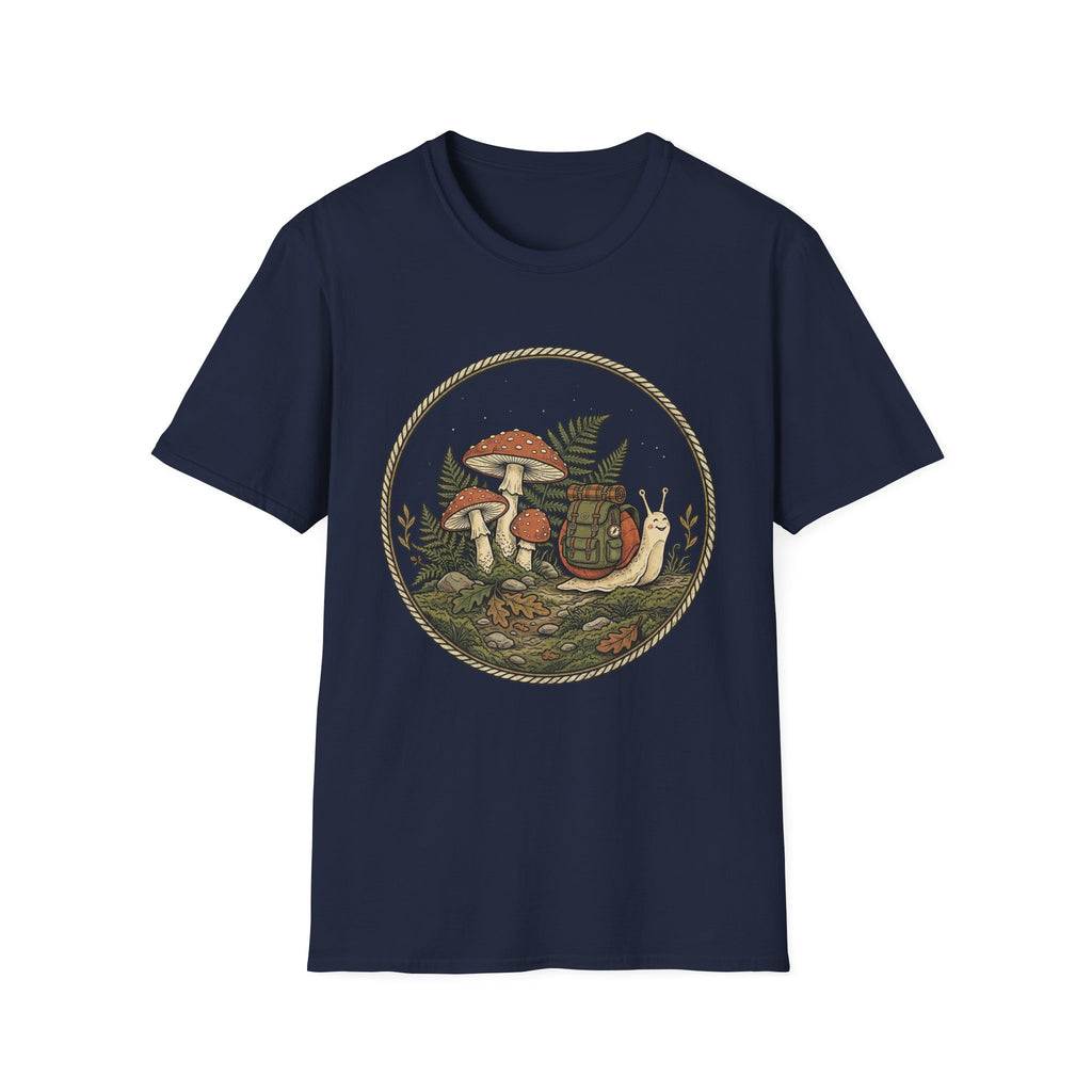 Whimsical Snail Hiker T-Shirt