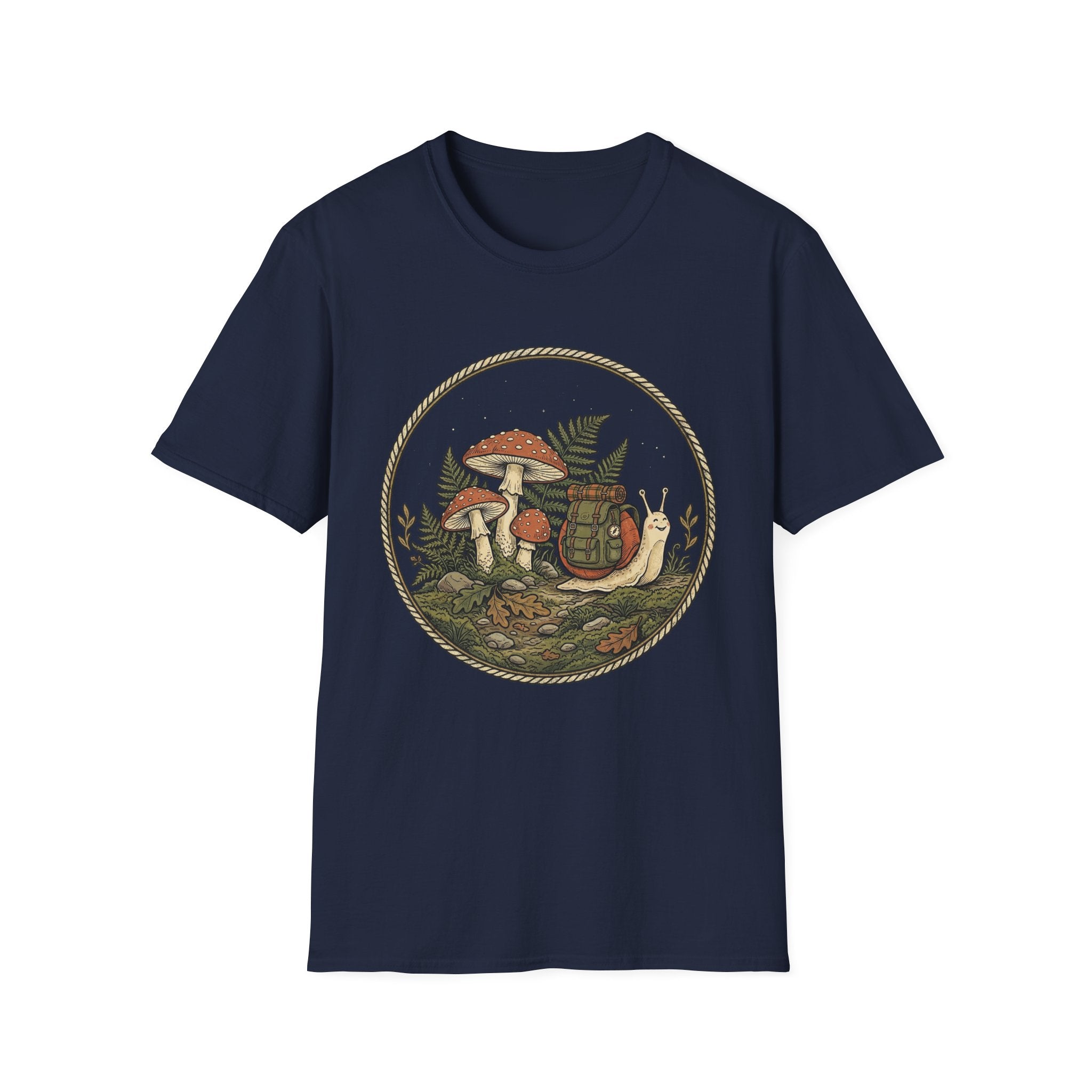 Whimsical Snail Hiker T-Shirt