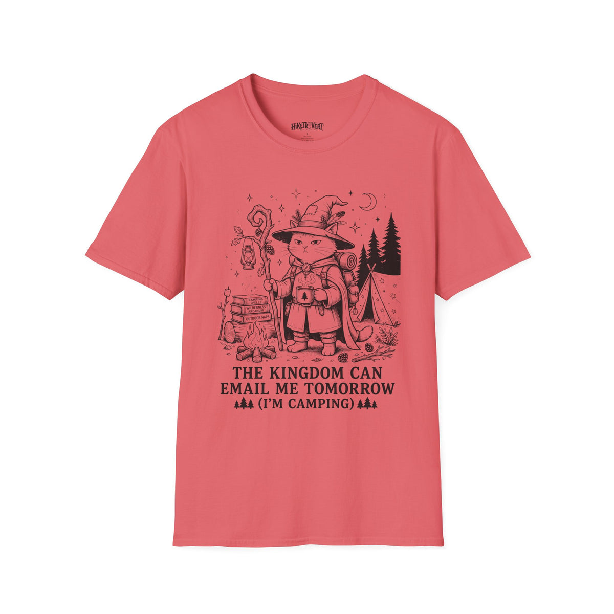 Email Tomorrow Camping Cat Tee