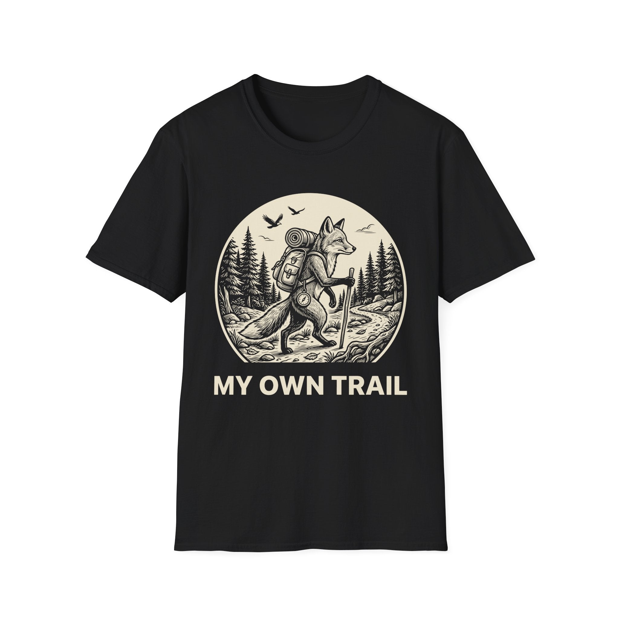 Adventurous Fox Hiking T-Shirt
