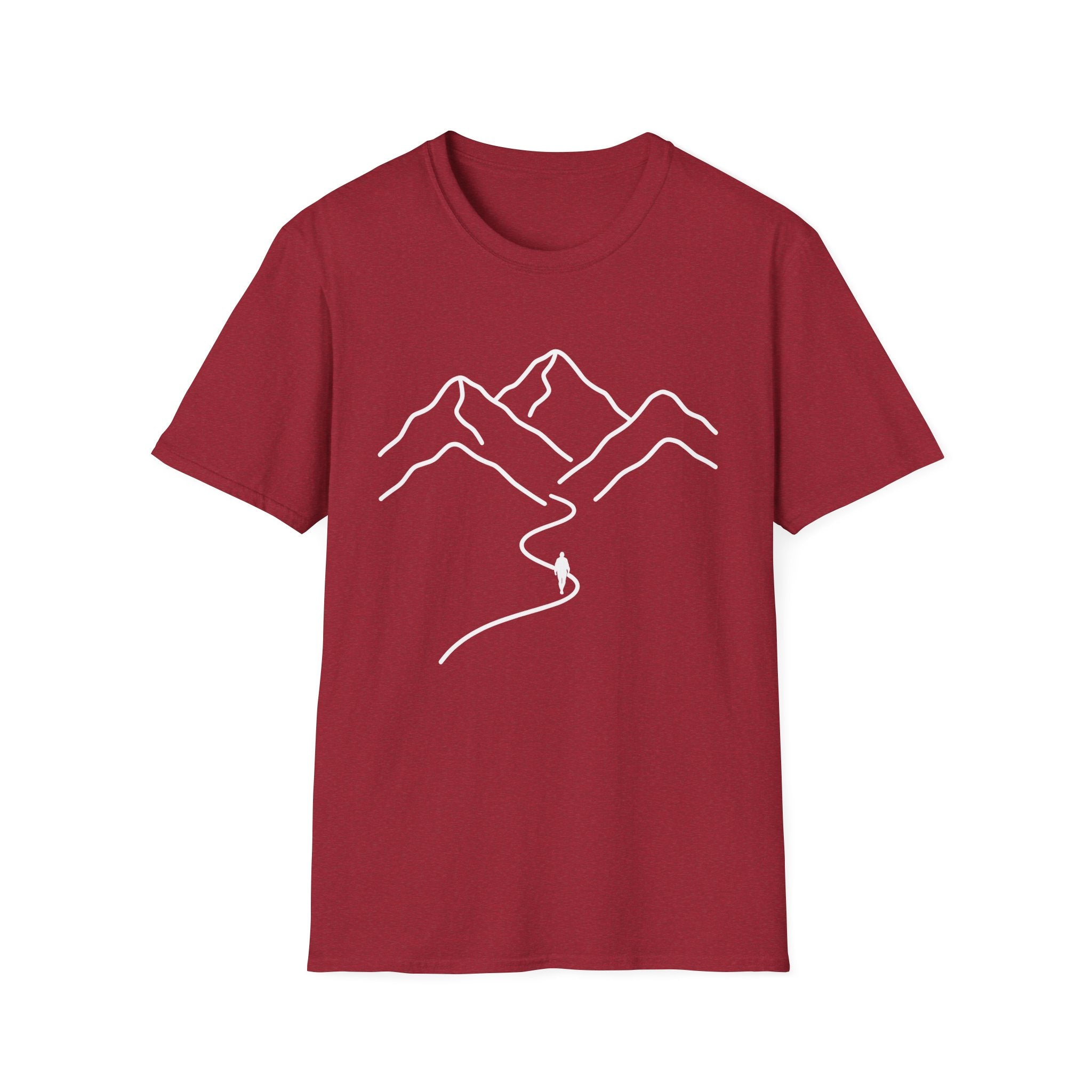 Minimalist Mountain Path T-Shirt